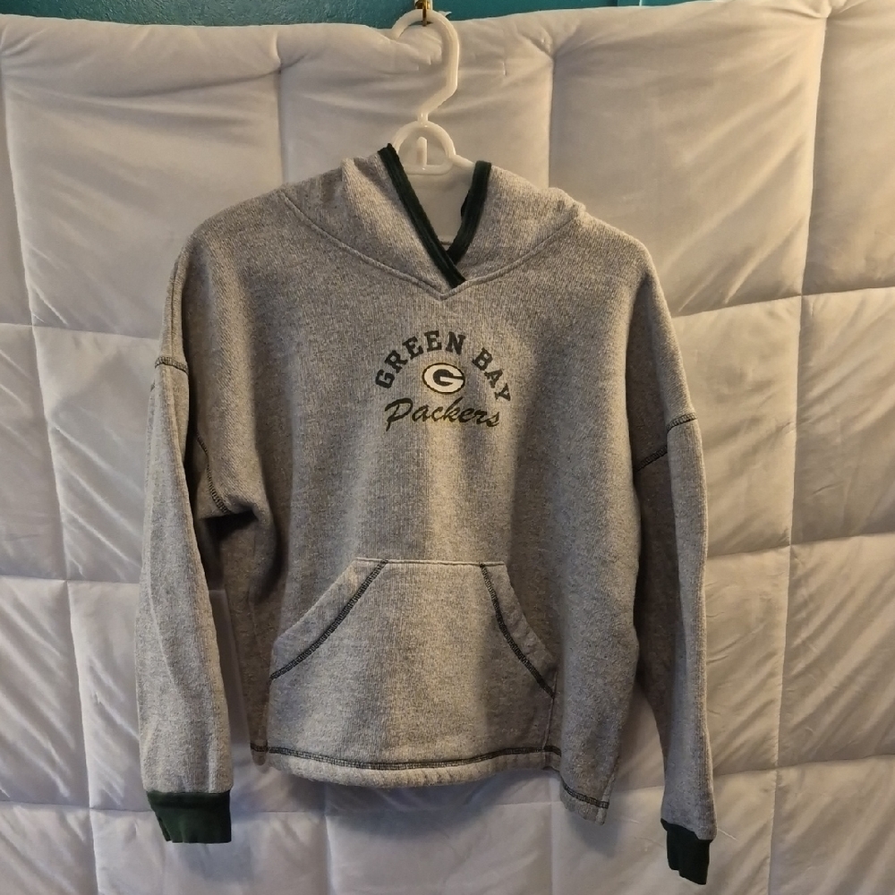 NFL for her Green Bay Packers cropped Hoodie size M